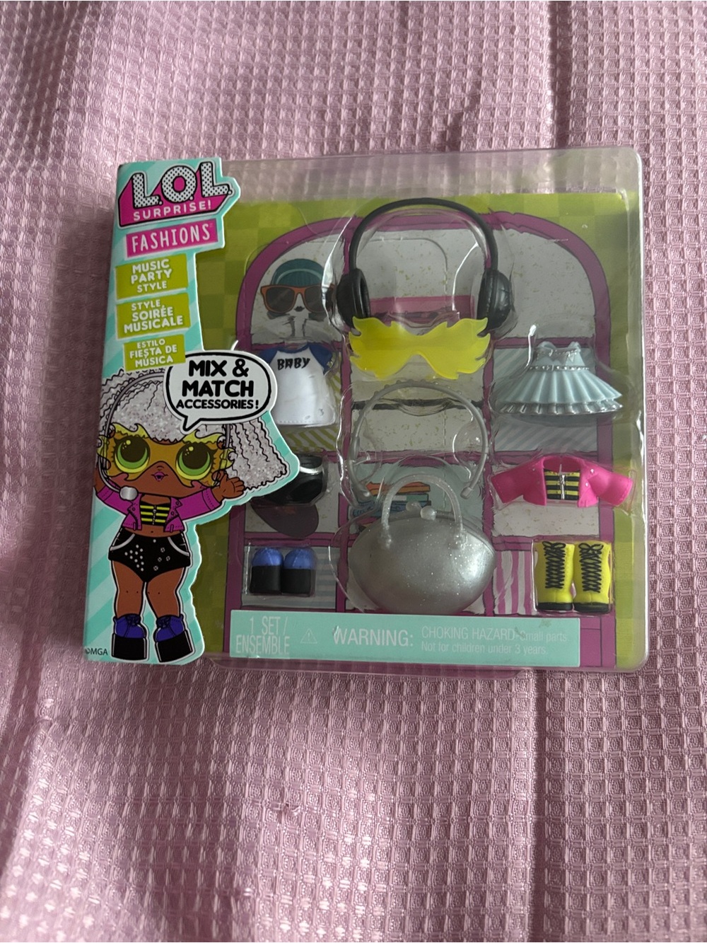 L.O.L. Surprise! Fashion Accessories Set - Pink, Yellow & Silver